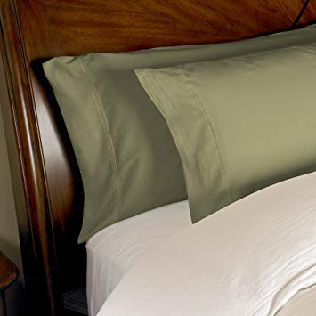Premium 400 Thread Count 100% Cotton King Pillowcase Set of 2 - Soft & Breathable Luxury Bedding - Perfect for Home, Hotel, and Guest Room Comfort