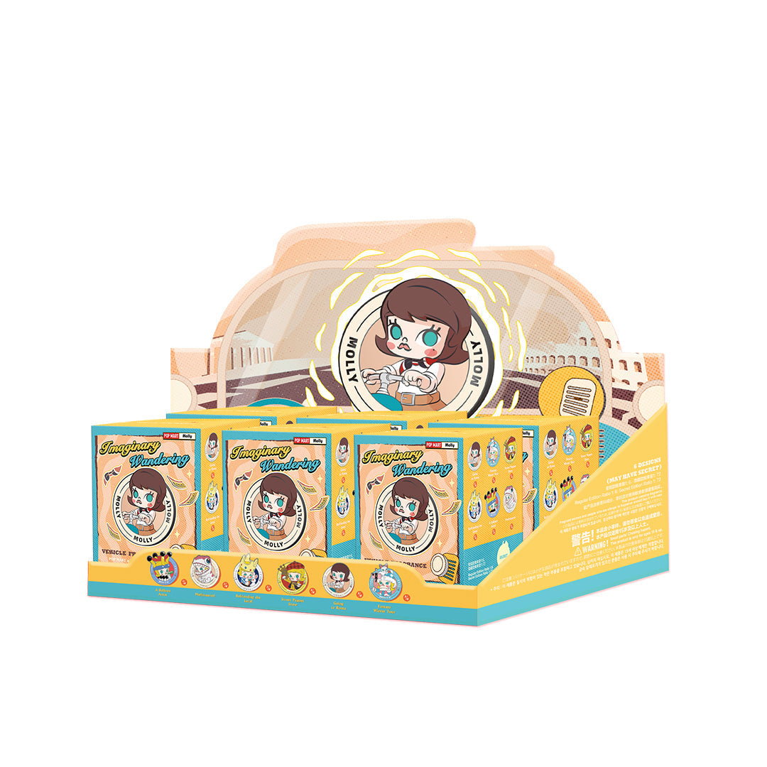 POP MART Molly Imaginary Wandering Series Car Diffuser Blind Box - Cute Scented Air Freshener for Cars, Home & Office - Perfect Gift for Collectors & Anime Fans