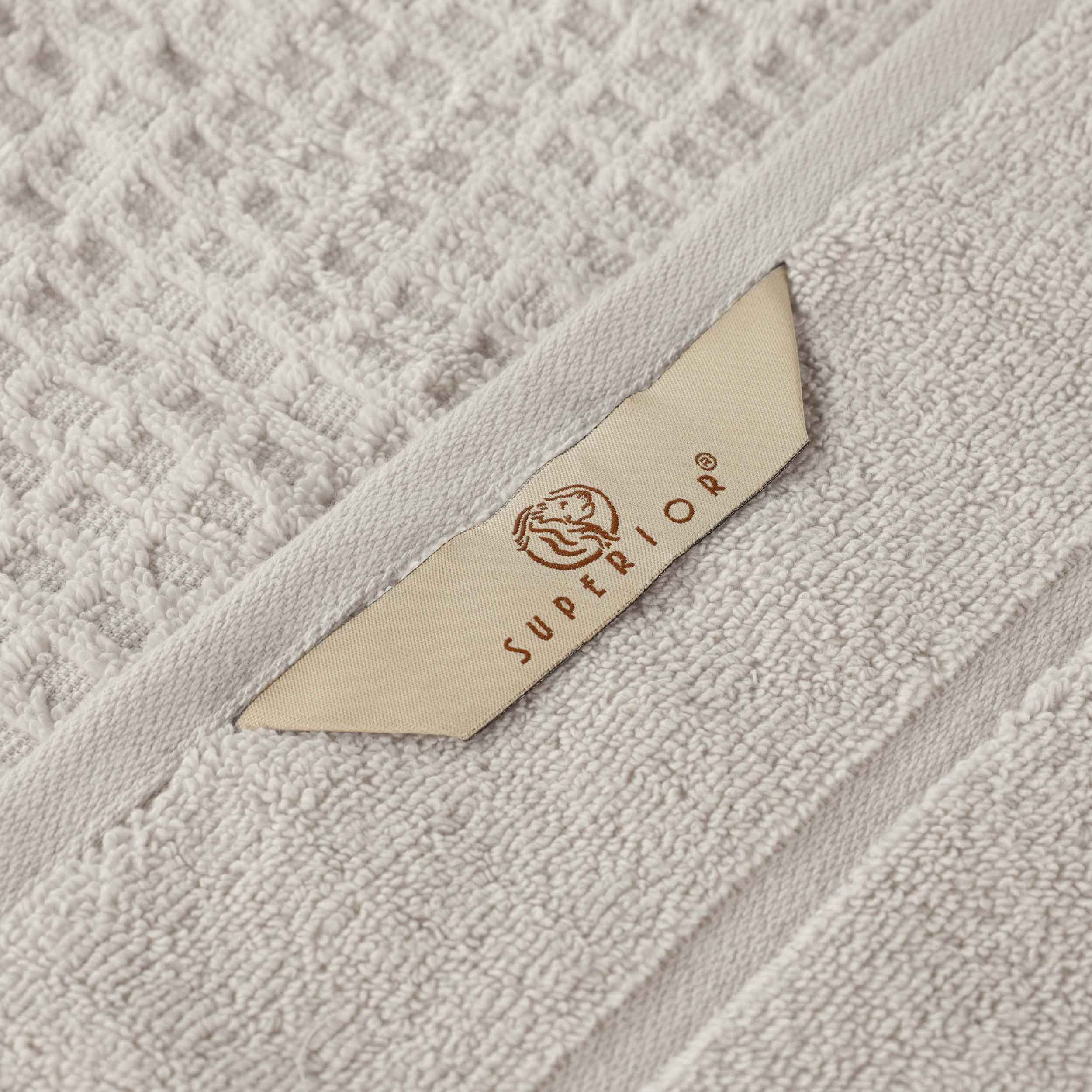 Premium Zero Twist Cotton Waffle Bath Towels - Ultra Soft & Absorbent Honeycomb Weave - Set of 3 for Spa, Bathroom & Beach Use