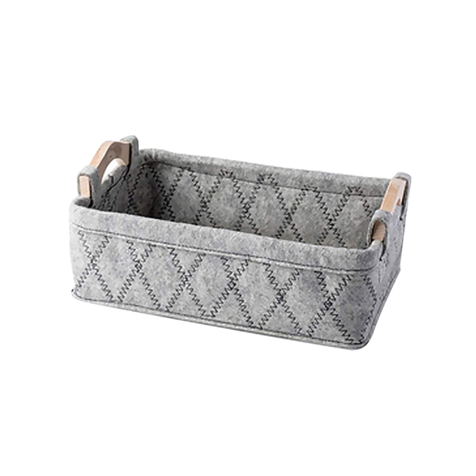 Hwangli Foldable Felt Storage Basket - Laundry Hamper & Toy Organizer for Kids Room, Nursery, Playroom - Perfect for Clothes, Toys & Household Items Storage