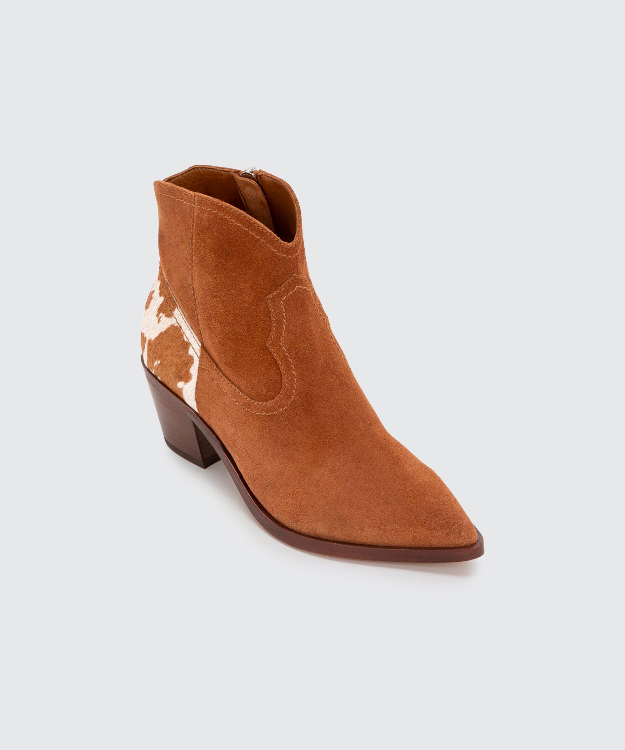 SENICA Women's Brown Booties - Comfortable Ankle Boots for Fall & Winter | Casual & Dressy Outfits | Perfect for Work, Parties & Everyday Wear
