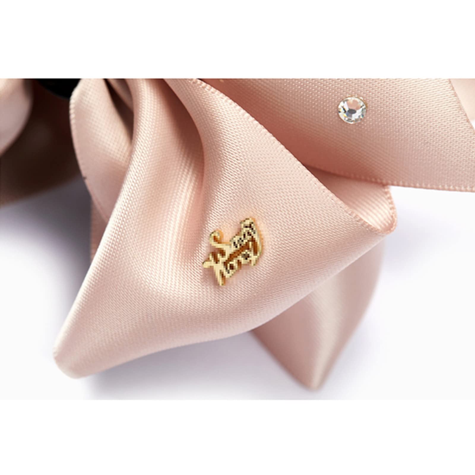 Korean Style Shark Clip Hair Claw - Elegant Lotus Pink Bow Grip Ponytail & Braid Hair Clip for Women | Perfect for Office, Wedding, Party & Daily Hairstyles