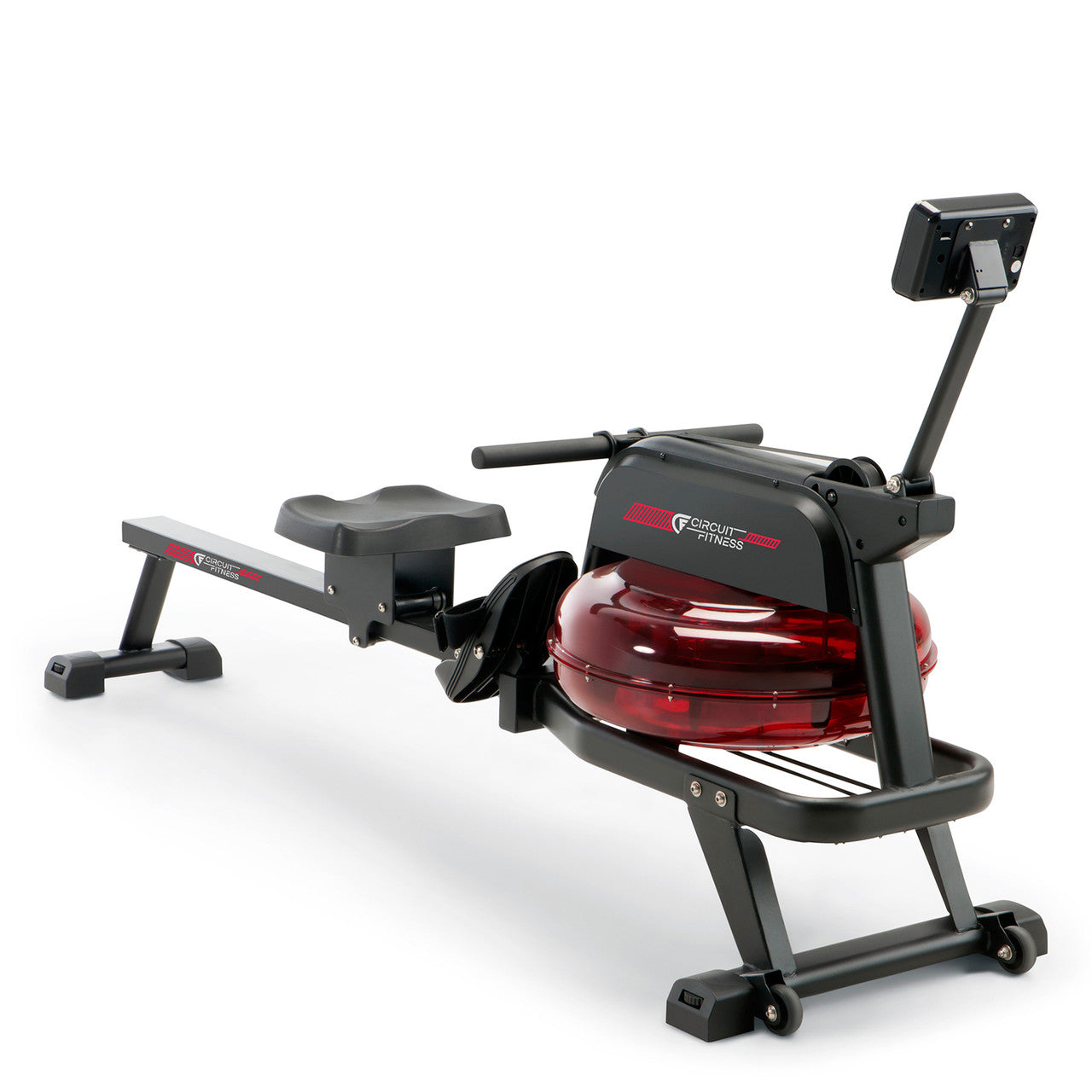 Circuit Fitness AMZ 167RW Water Rowing Machine for Home Gym - Quiet Full Body Workout Equipment for Cardio & Strength Training - Perfect for Small Spaces & Apartment Fitness