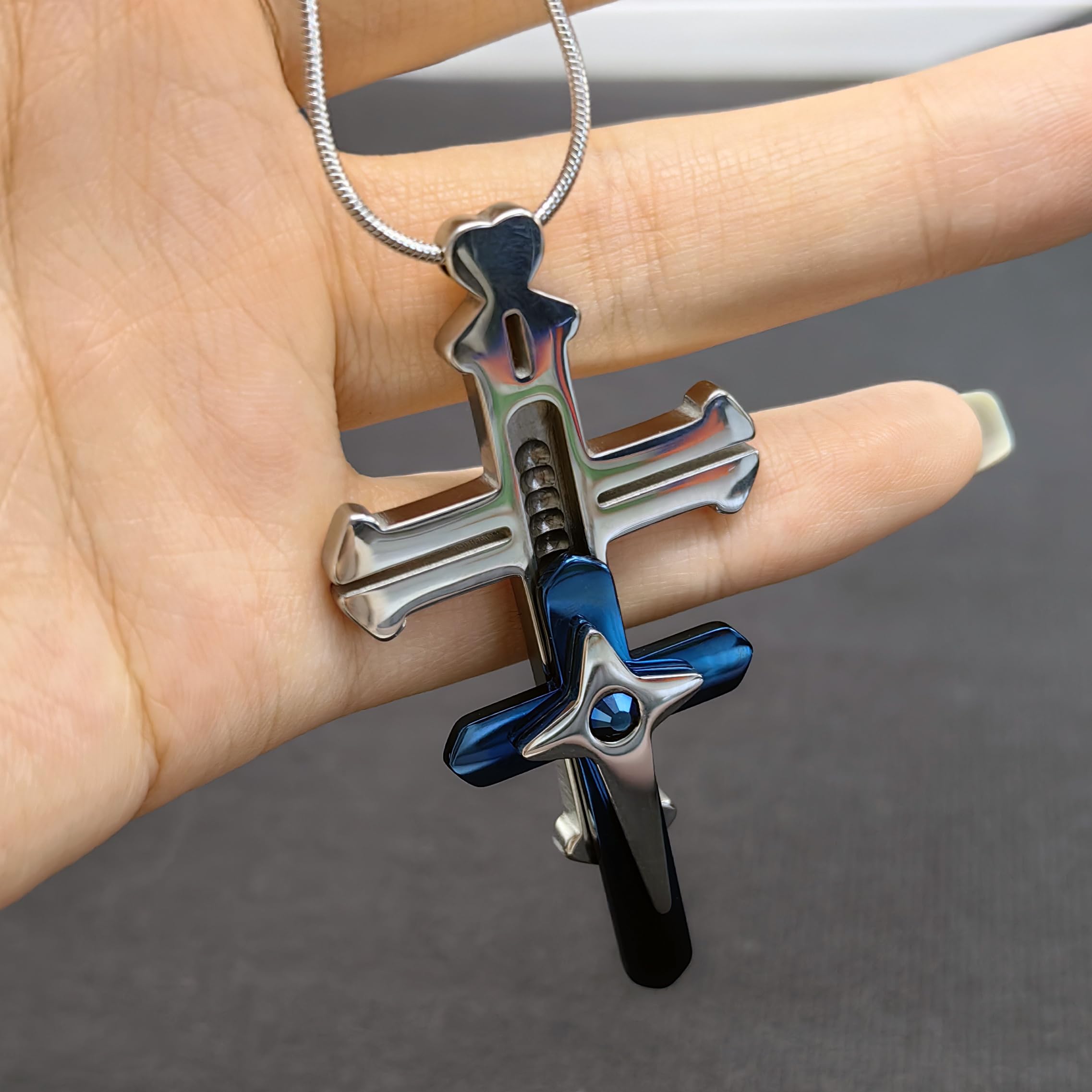 Stress Relief Fidget Necklace - ADHD Anxiety Toy for Adults - Office & Travel Use