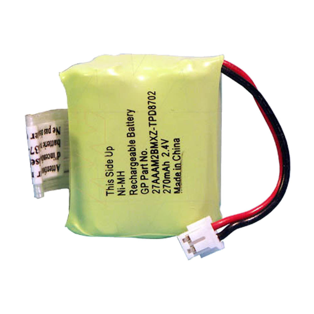 2.4V 210mAh NiMH Rechargeable Bluetooth Battery Replacement for Plantronics Headsets - Perfect for Office Calls, Online Meetings & Wireless Communication