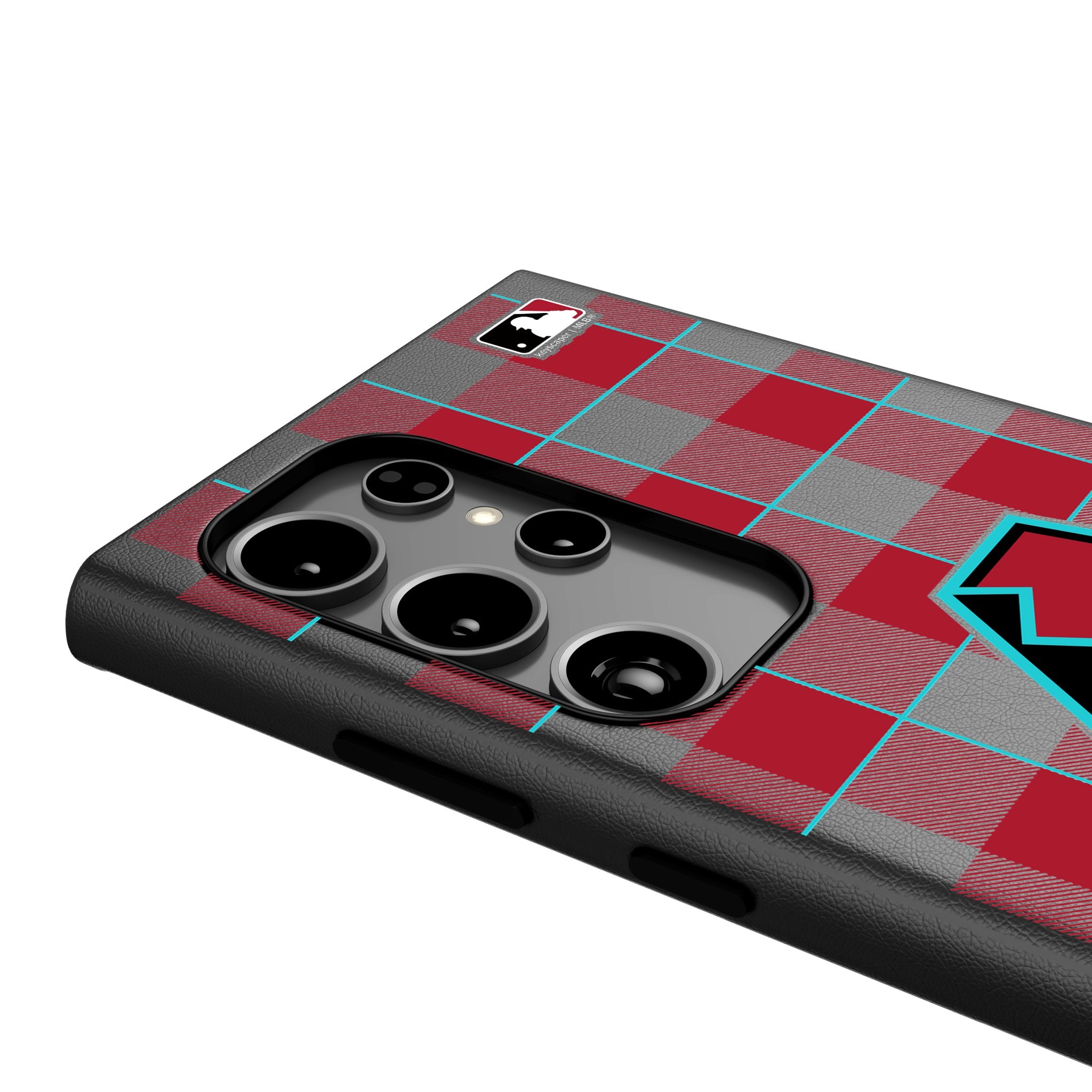 Arizona Diamondbacks Plaid MagSafe Compatible Phone Case for Samsung Galaxy S21/S22/S23 - Perfect for Game Day & Everyday Use