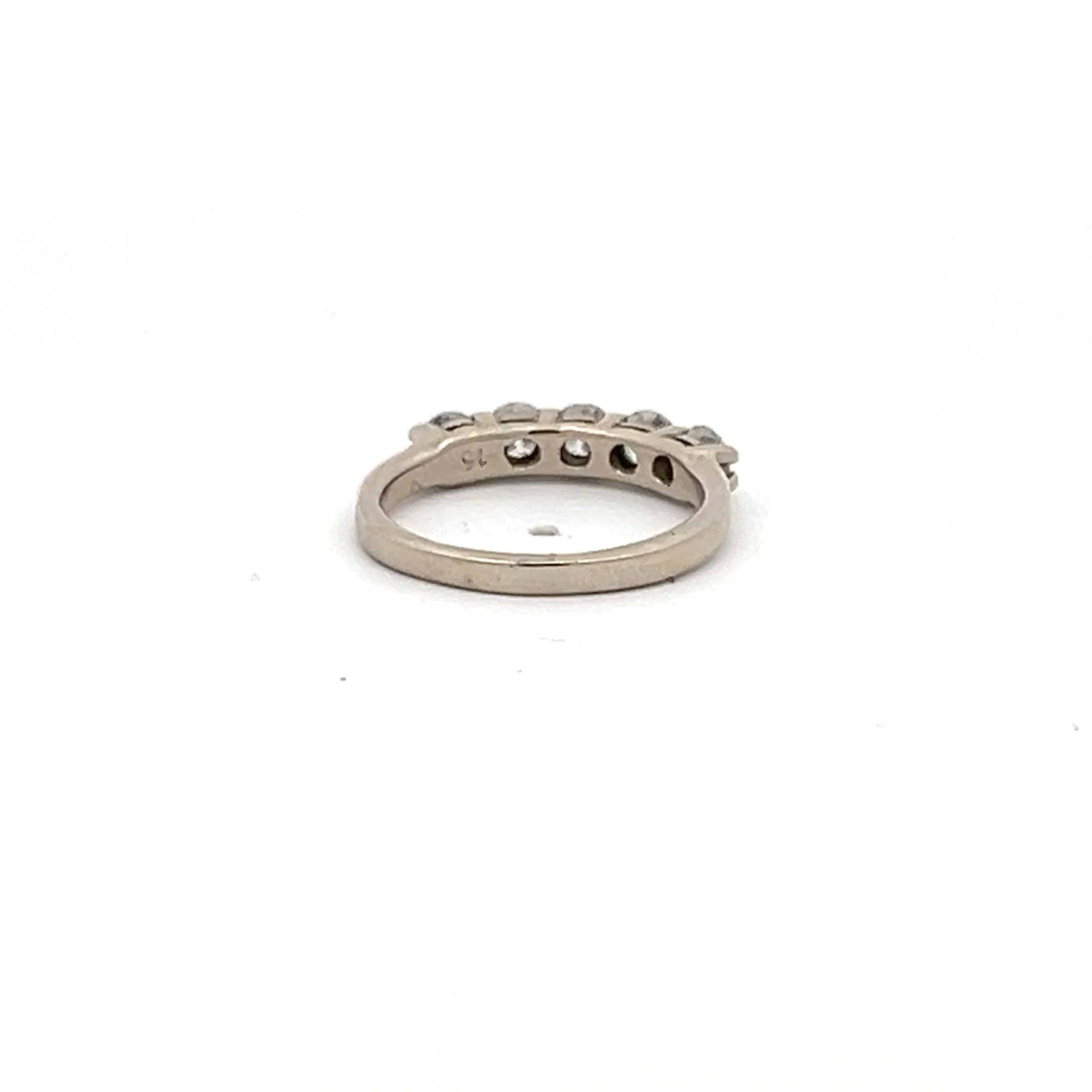 0.80 Carat Round Brilliant H SI1 Diamond Engagement Ring in 14K White Gold - Perfect for Proposals, Anniversaries & Bridal Jewelry