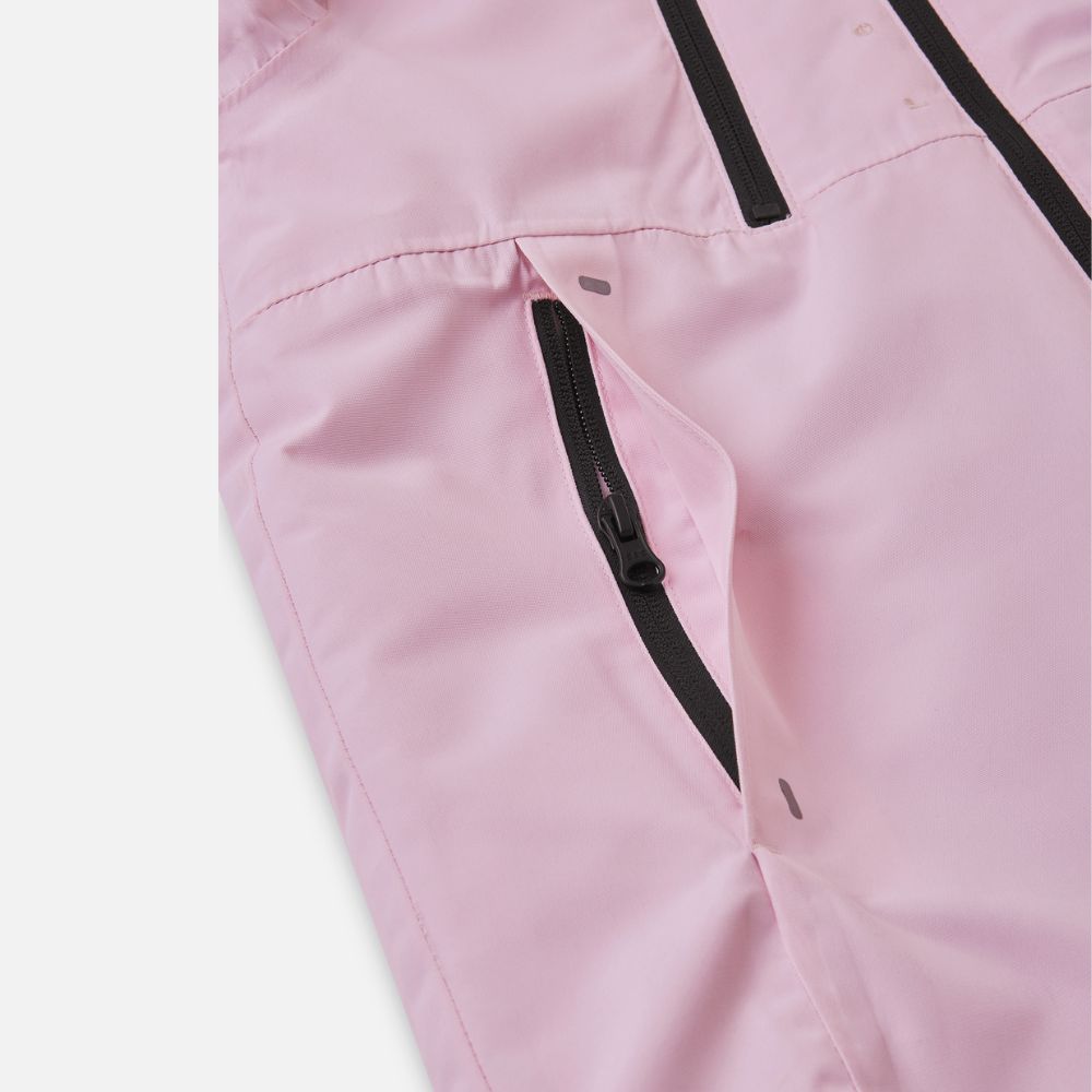 Reima Perille Girls Ski Jacket - Waterproof Winter Coat for Kids, Pale Rose - Warm Snow Jacket for Skiing, Snowboarding & Outdoor Activities