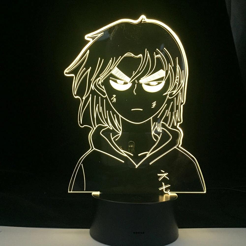 Scissor Seven LED 3D Illusion Night Light - Anime Desk Lamp for Kids Bedroom, Manga Decor & Christmas Gift - Perfect for Bedside, Gaming Room & Anime Lovers' Collection