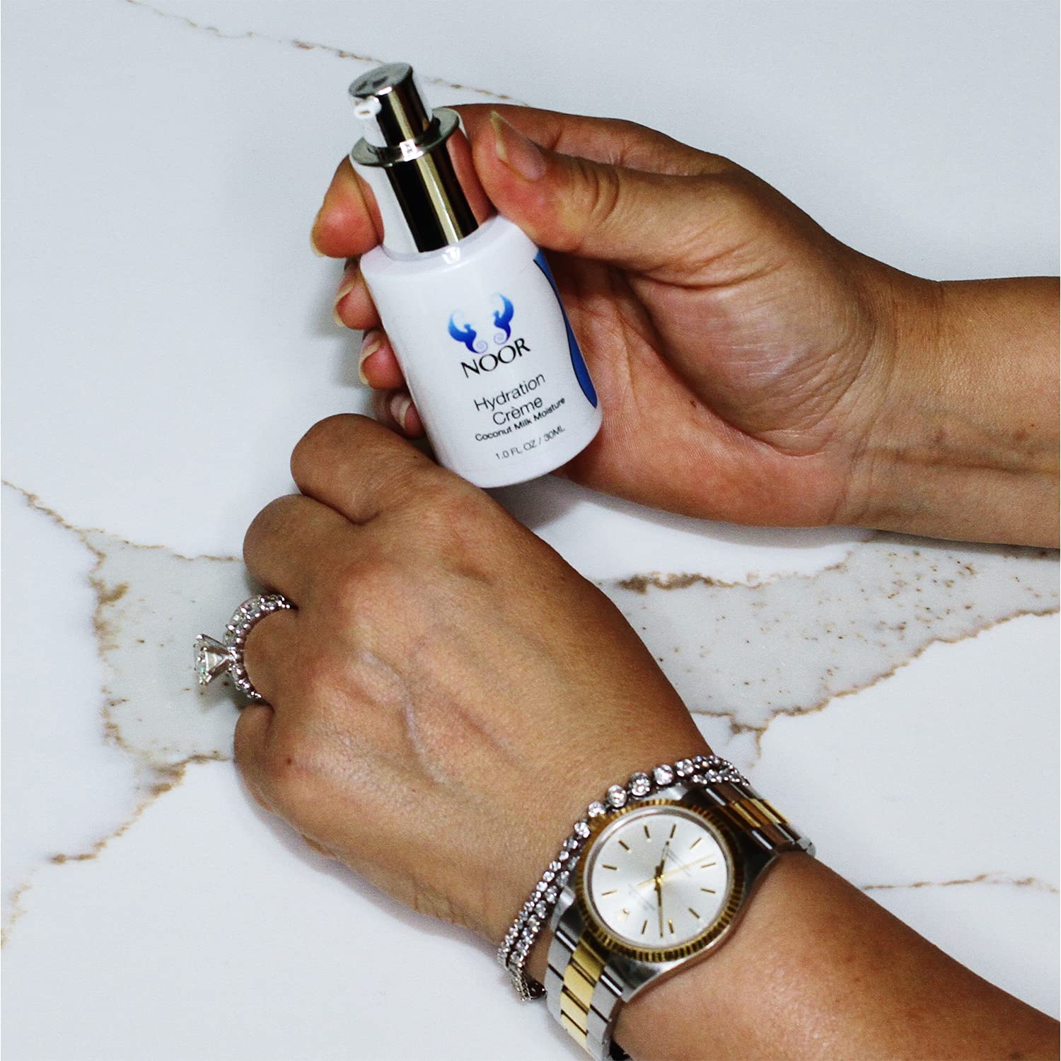 NOOR Hydration Cream with Coconut Milk | Deep Moisturizing Face & Body Cream for Dry Skin | Day & Night Hydrating Skincare for Women & Men