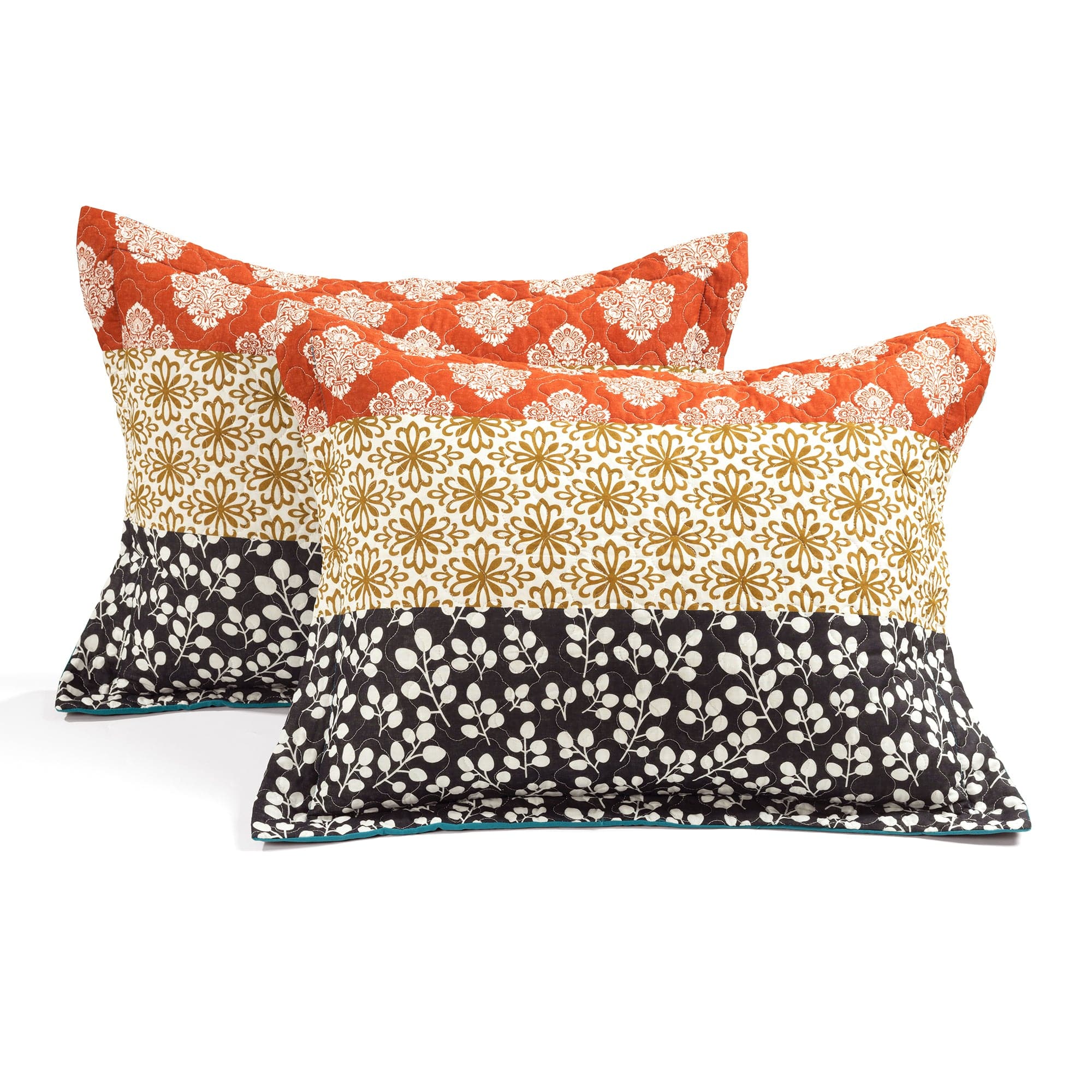 Bohemian Stripe Cotton Daybed Cover 6 Piece Set - Soft & Breathable Bedding for Guest Room, Dorm, or Living Room Nap