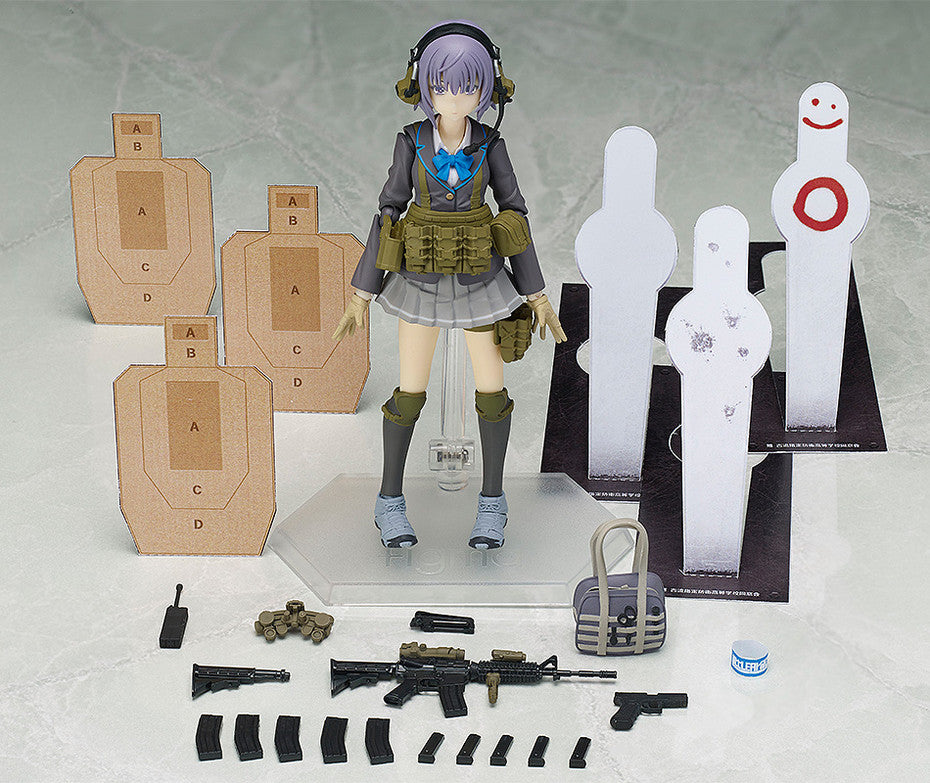 Figma SP 071 Asato Miyo Little Armory Action Figure - TomyTec Collectible Anime Model Kit for Display & Cosplay Scenes