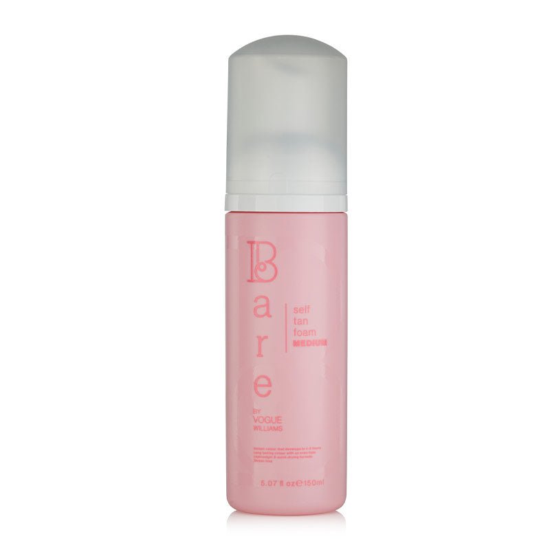 Bare by Vogue Self Tanning Foam - Natural Looking Sunless Tan for Face & Body - Perfect for Beach, Vacation & Special Occasions