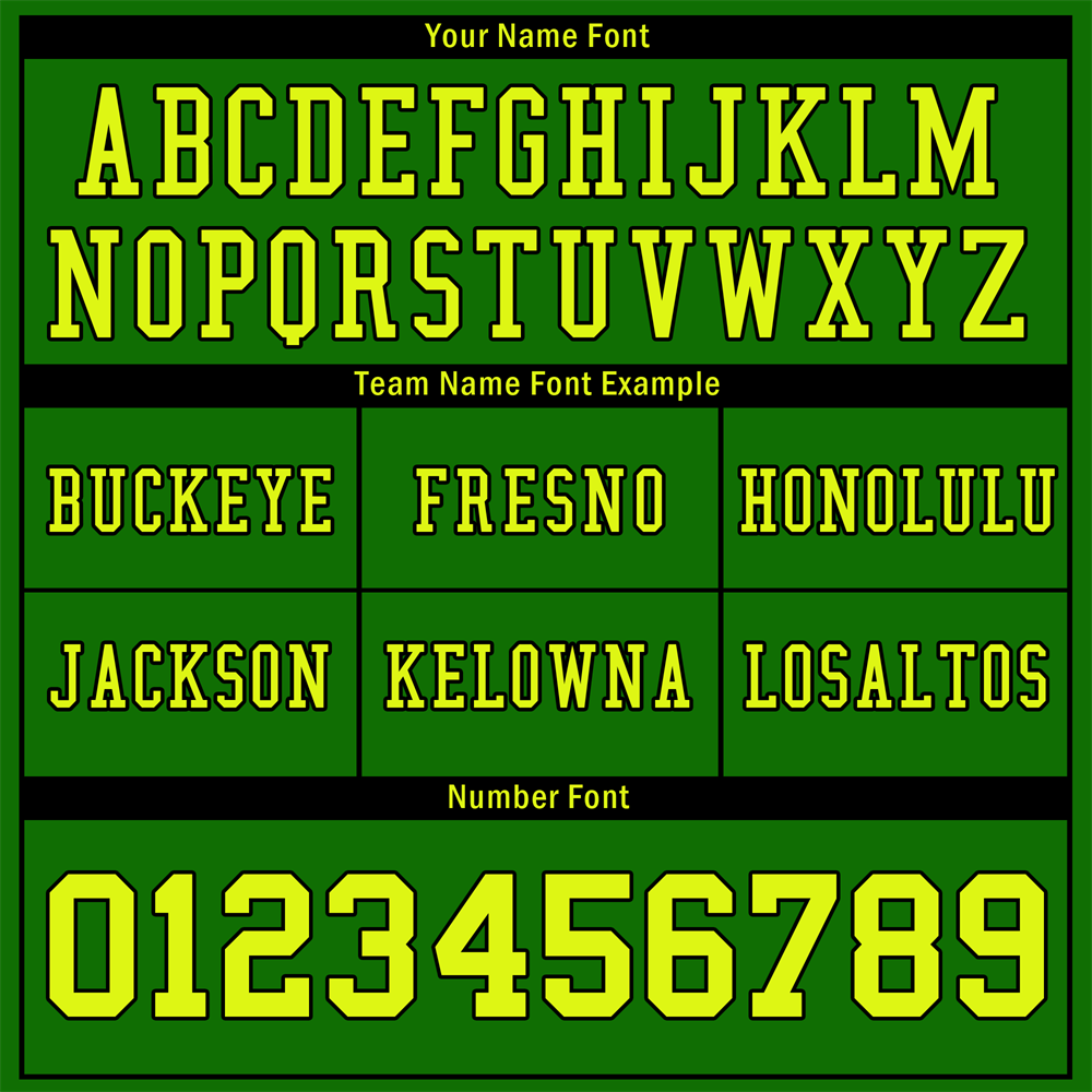 Custom Green & Black Two-Tone Personalized Authentic Football Jersey FBJ02 - Perfect for Game Day, Team Events & Fan Gear