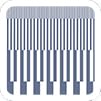 Navy Cascade Stripe