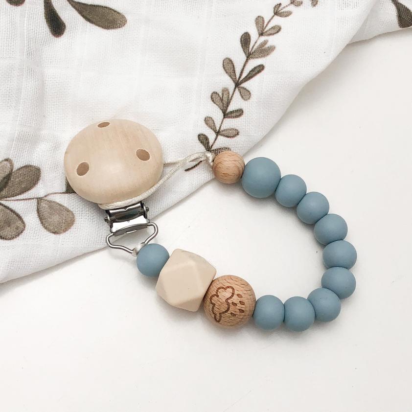 Elements Range Dummy Holders - Secure Baby Pacifier Clips for Strollers, Car Seats & Diaper Bags | Soft Silicone Teething Toys for Infants & Toddlers | Perfect for On-the-Go Parenting & Travel Essentials