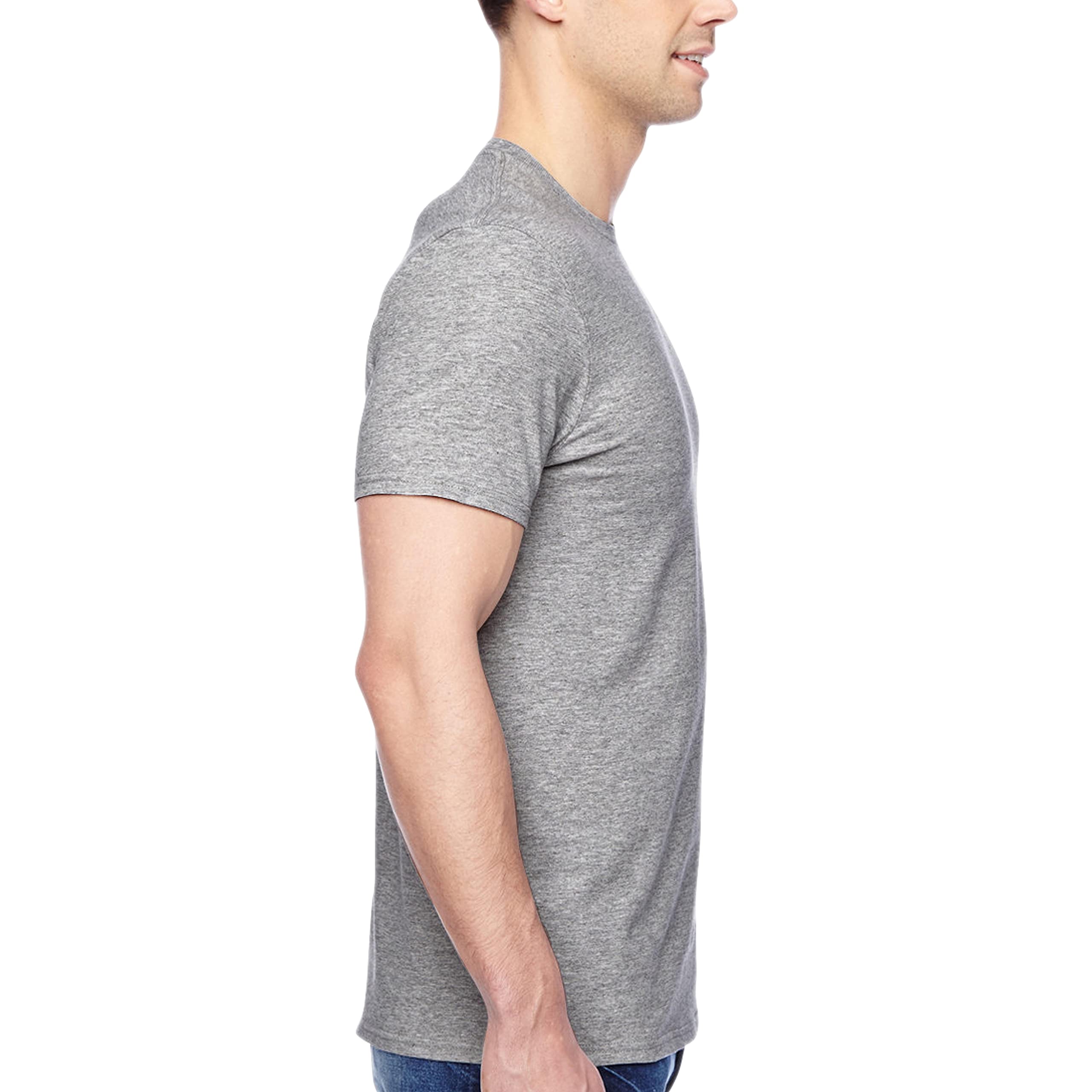 Fruit of the Loom Men's Comfort Fit Crew Neck T-Shirts 6-Pack - Soft Cotton Basic Tees for Casual Wear, Gym & Everyday Use