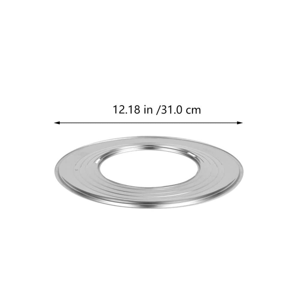 Stainless Steel Steamer Ring & Rack - Universal Steaming Adapter for Pots & Soup Pots - Durable Food Steaming Plate for Vegetables, Dumplings & Seafood - Perfect for Home Cooking & Meal Prep