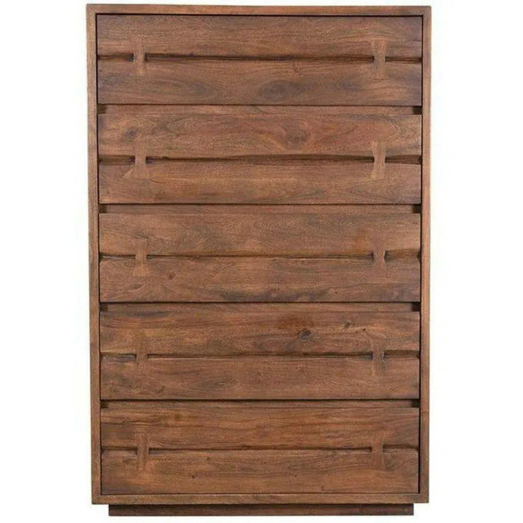 54 Inch Brown Industrial Chest - Heavy Duty Storage for Tools, Equipment & Workshop Organization
