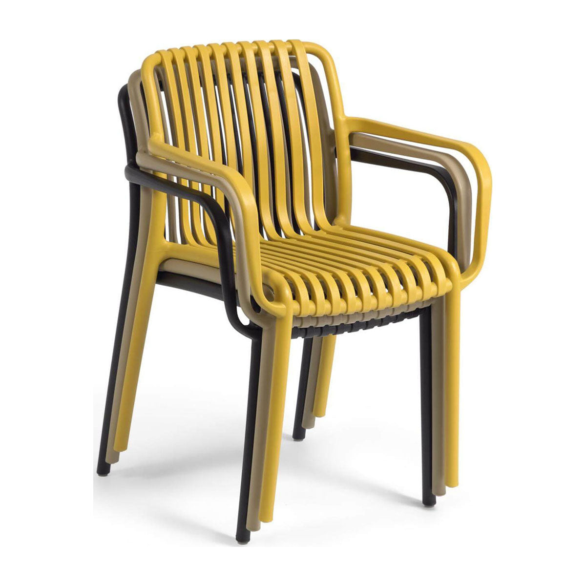 Isabellini Alfresco Dining Arm Chair - Outdoor Patio Furniture for Garden, Poolside, and Backyard Relaxation