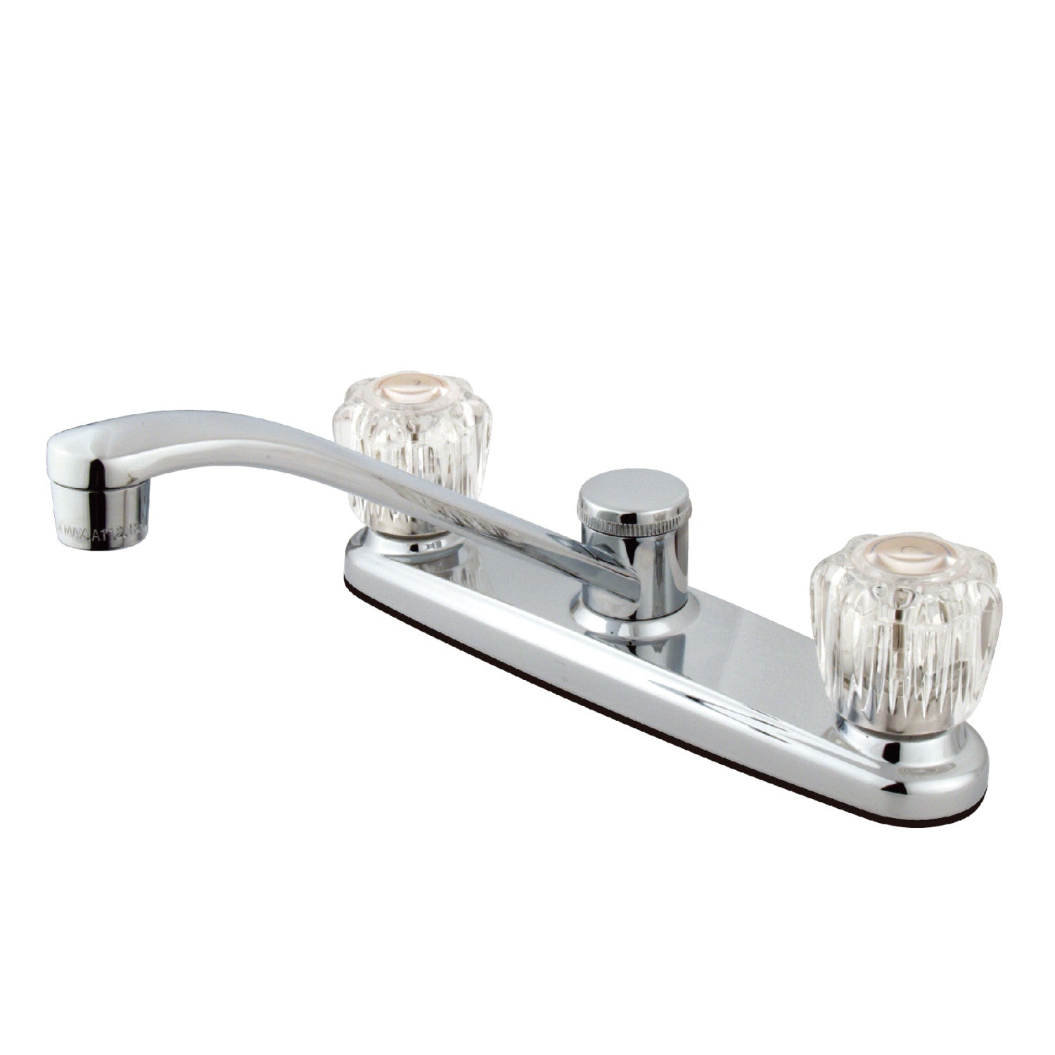 Americana FB111 8-Inch Centerset Two-Handle Kitchen Faucet in Polished Chrome - Perfect for Modern Farmhouse & Traditional Kitchen Sinks