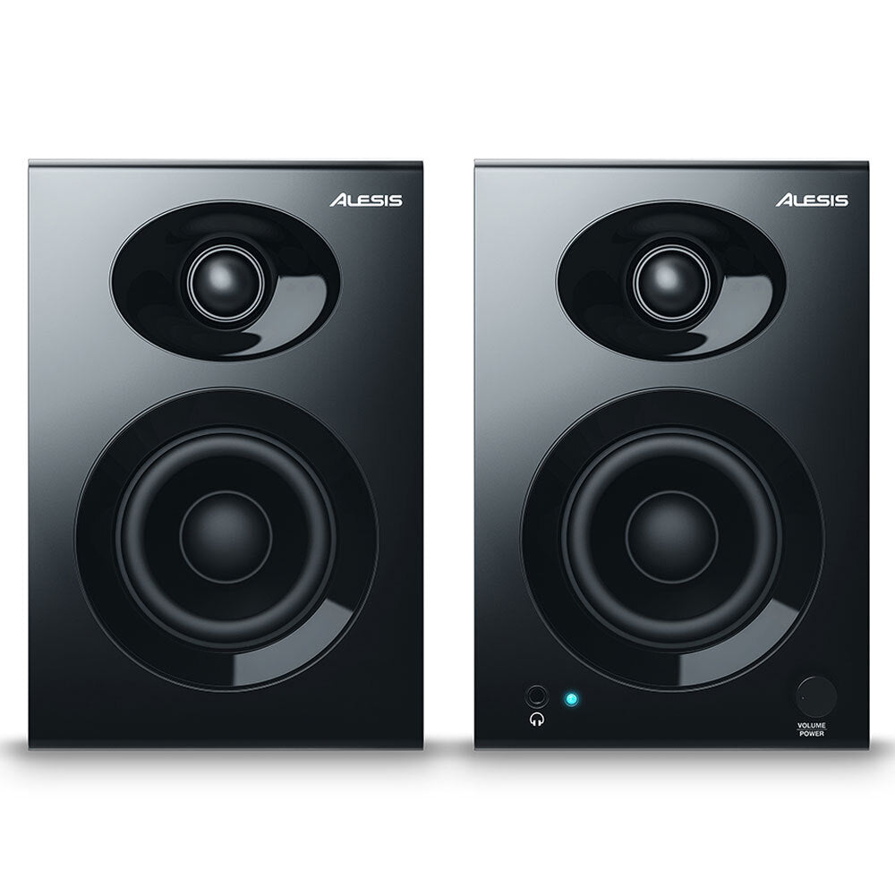 Alesis Studio Monitor Speakers (Pair) - Professional Audio Monitors for Music Production, Recording, and Home Studios | Perfect for DJs, Producers, and Musicians