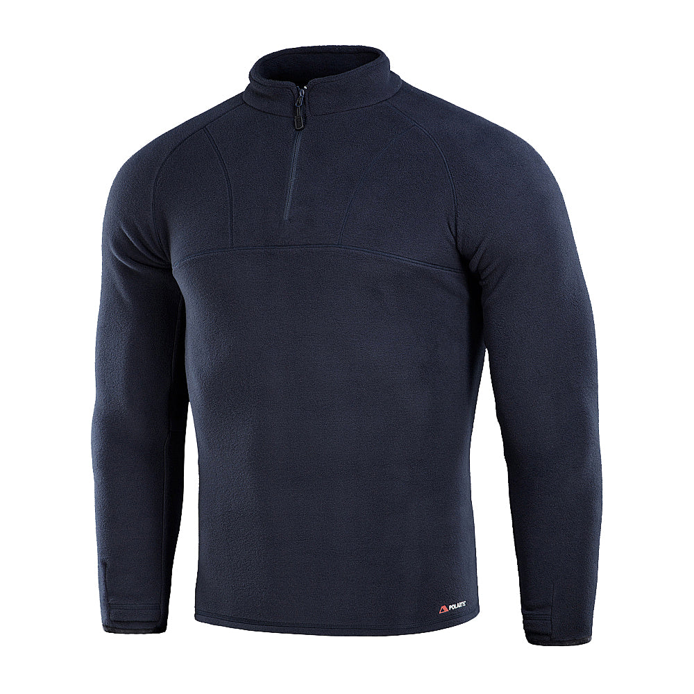 M Tac Delta Polartec Raglan Jacket - Lightweight Fleece Jacket for Men, Water-Resistant Outdoor Pullover with Thumb Holes - Perfect for Hiking, Camping & Cold Weather Activities