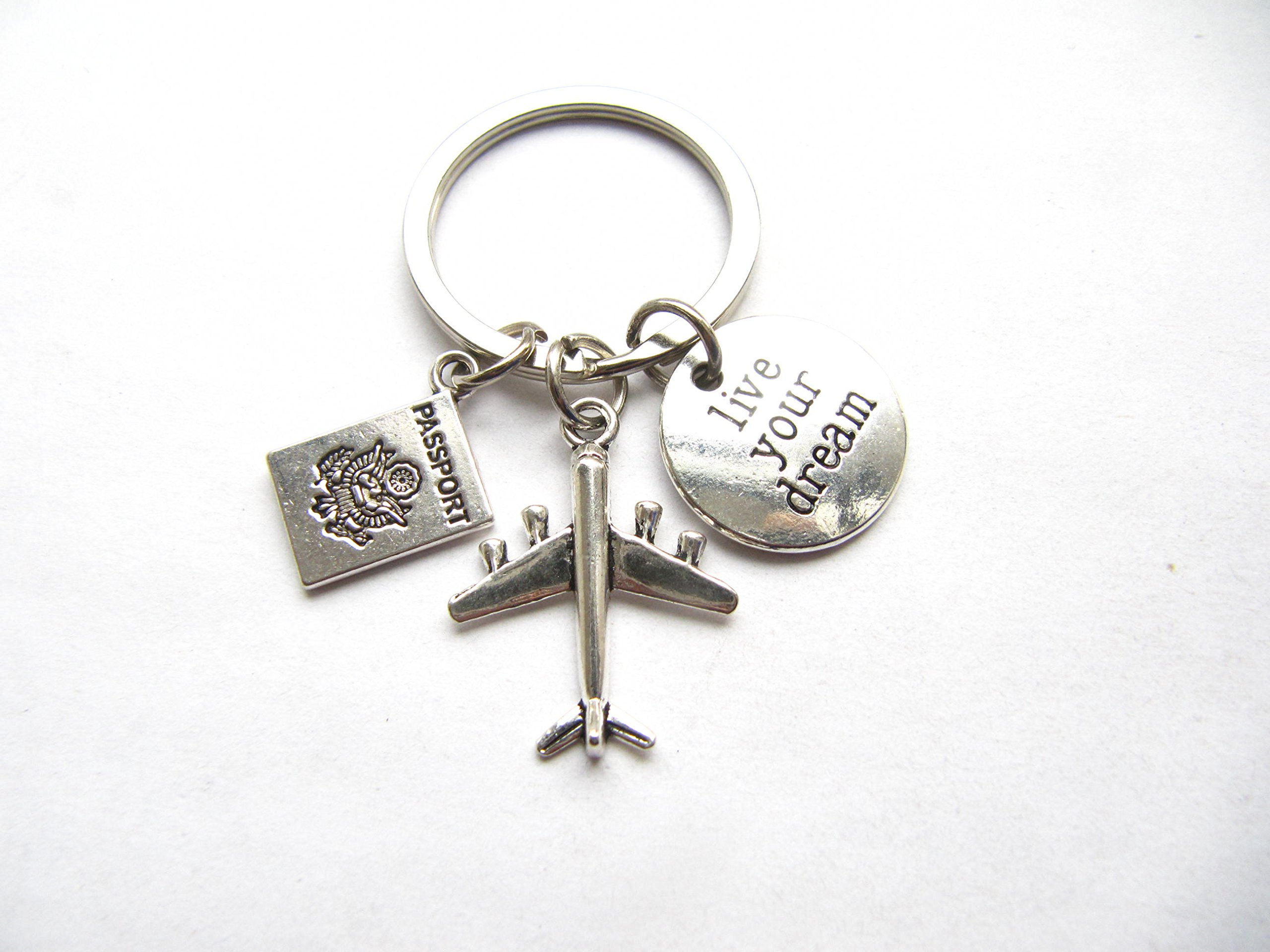 Travel Keychain Gift for Graduation & Cabin Crew - Perfect for Holidays