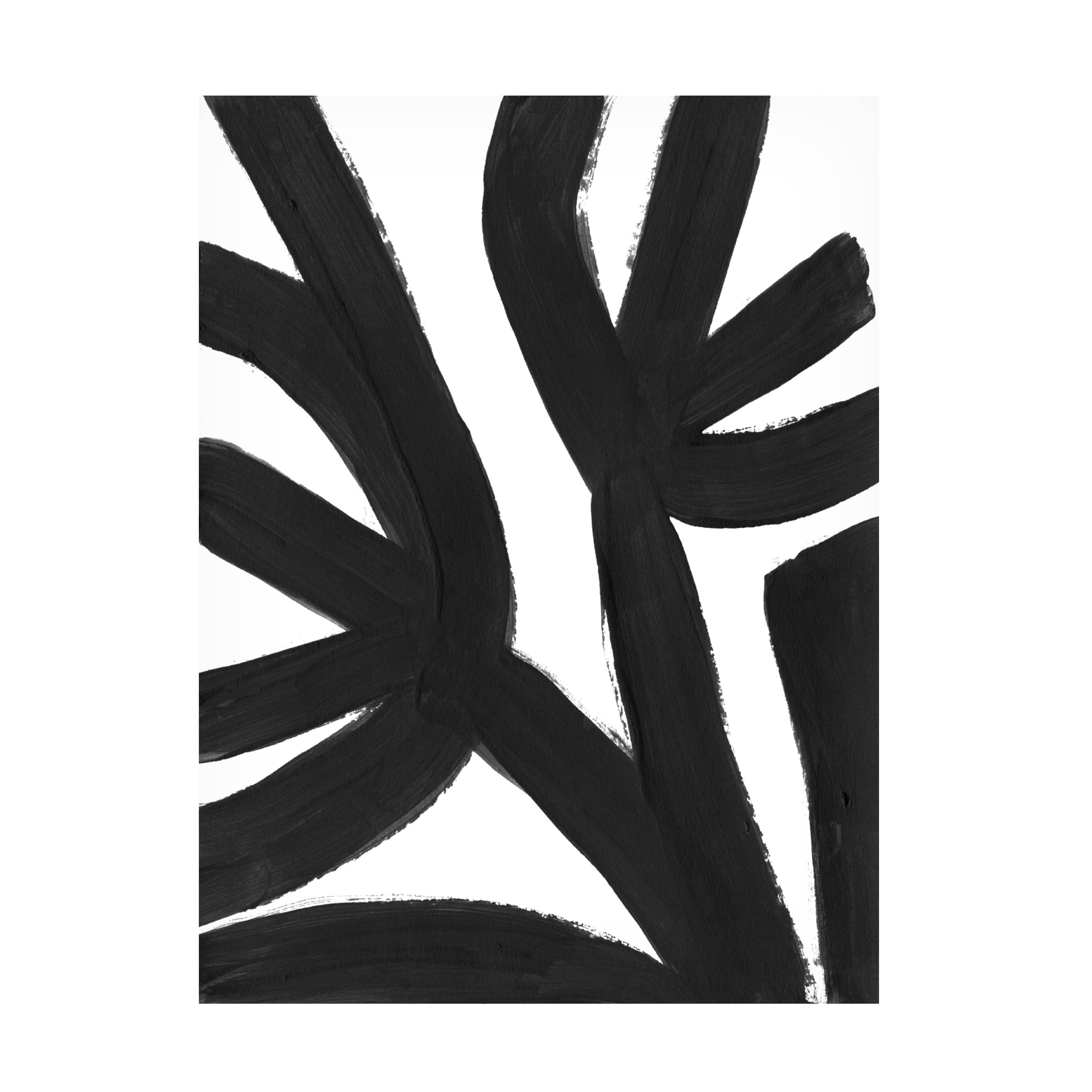 Jungle Satellite II Canvas Wall Art by June Erica Vess - Modern Tropical Nature Painting for Living Room, Bedroom & Office Decor