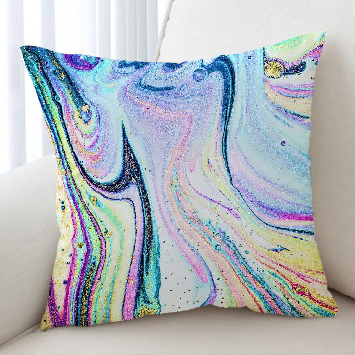 Maya Bay Decorative Pillow Covers Set of 2 - Soft Bohemian Throw Pillow Covers 18x18 Inch for Couch, Bed, Sofa - Perfect for Living Room, Bedroom & Home Decor