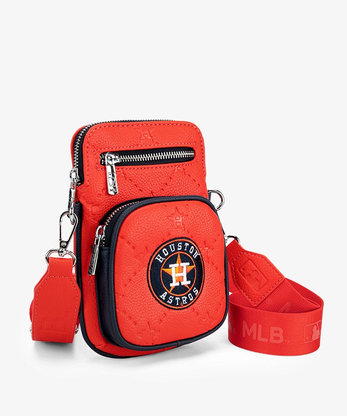 Houston Astros MLB Mini Crossbody Purse for Women - Stylish Baseball Fan Bag for Game Day, Travel & Everyday Use