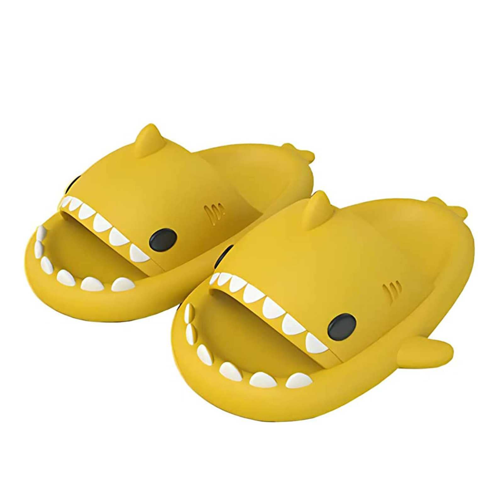 Comfortable Shark Slides for Adults - Non-Slip Cute Shark Slippers for Women & Men, Soft EVA Beach Shoes, Perfect for Couples, Home, Poolside & Vacation Wear