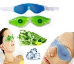 MAPPERZ Aloe Vera Cooling Gel Eye Mask - Soothing & Hydrating Under Eye Patches for Dark Circles, Puffiness & Wrinkles (Pack of 2) | Perfect for Summer, Travel & Overnight Skincare Routine