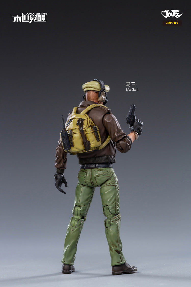 JOYTOY 1/18 Scale 3.75 Inch Action Figure Set - Awakening Luoning, Masan & Tiezha (3PCS) | Collectible Military Model Toys for Display & Role Play