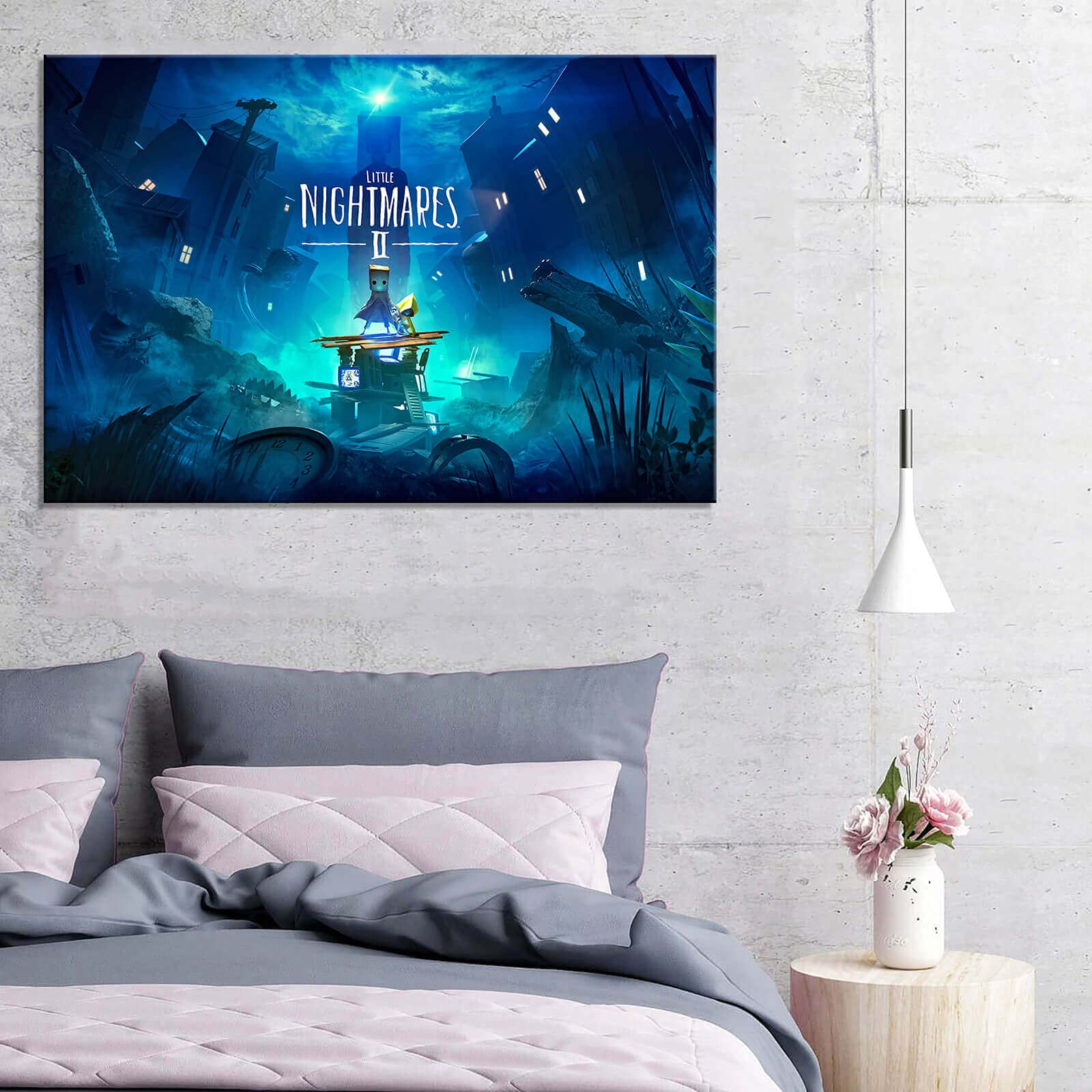 Little Nightmares Canvas Art - Oil Painting Print for Home & Office Decor - Modern Wall Hanging for Living Room & Bedroom