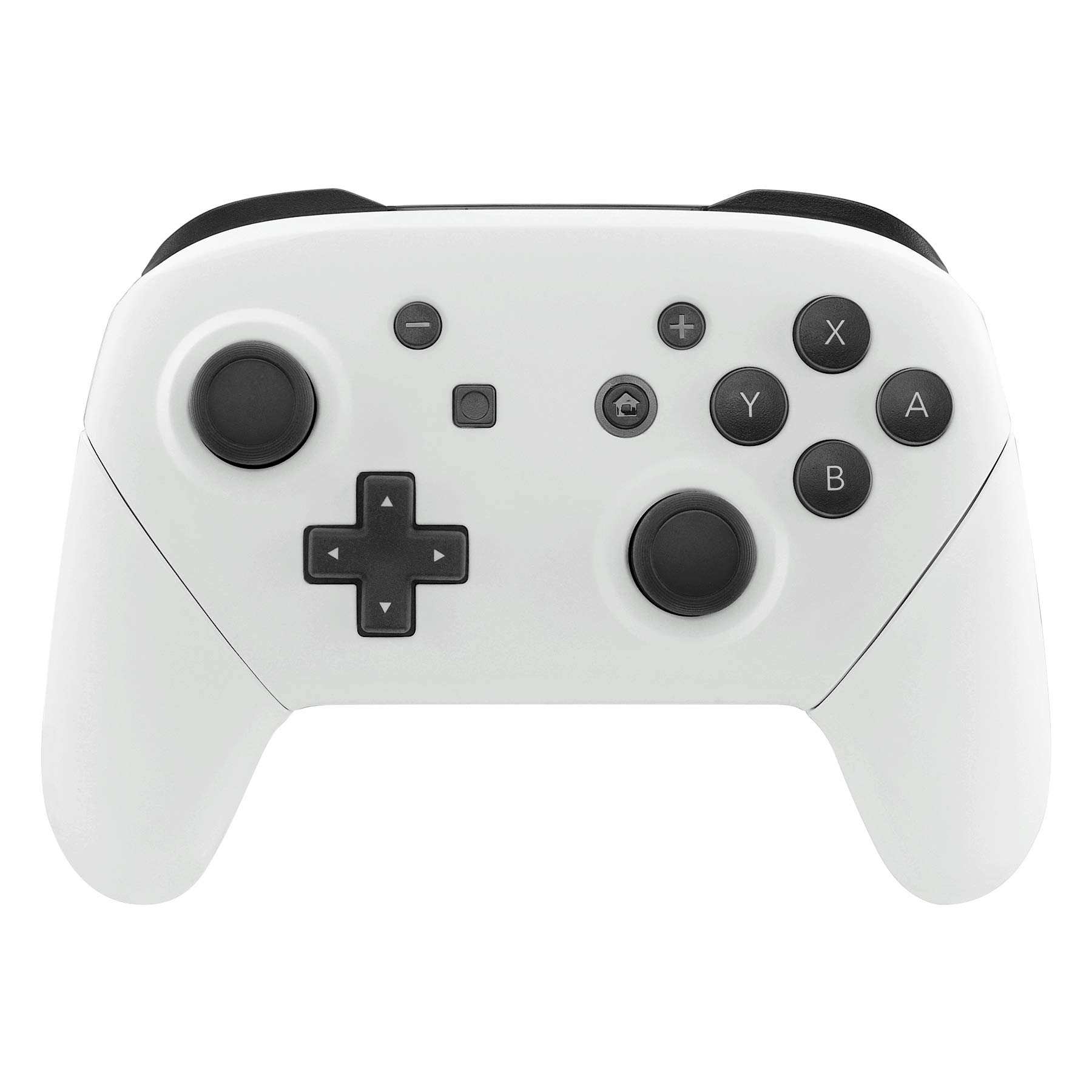 eXtremeRate Replacement Cover Grip Shell Case for Nintendo Switch Pro Controller (Controller Not Included) - White | Enhanced Grip & Comfort for Gaming Sessions