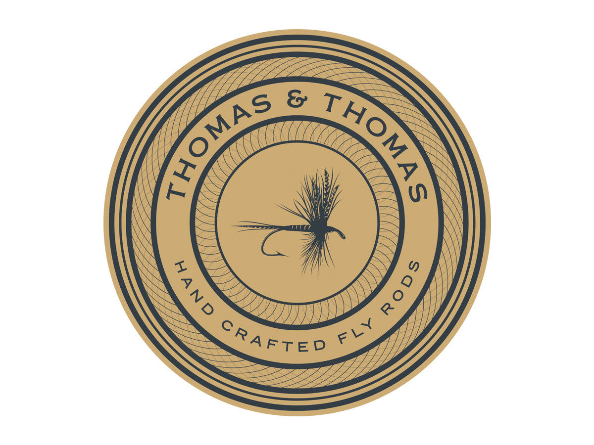 T&T Badge Sticker - Classic Tarpon Dry Fly Fishing Decal | Perfect for Fishing Gear, Coolers & Outdoor Equipment