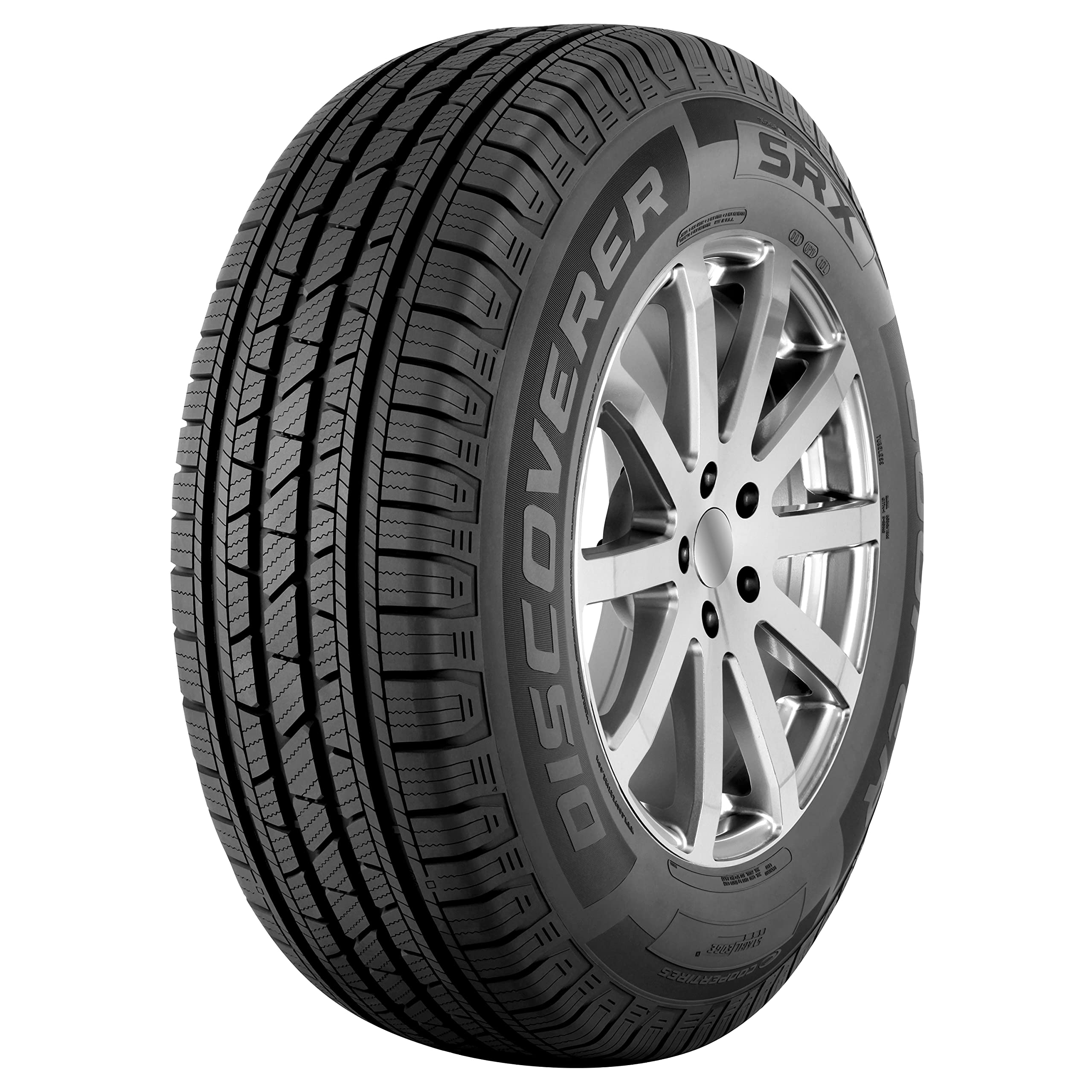 Cooper Discoverer SRX All-Season 265/60R18 110T Tire - High-Performance SUV & Truck Tires for All-Weather Traction, Durable Tread Life - Ideal for Highway, Off-Road & Winter Driving