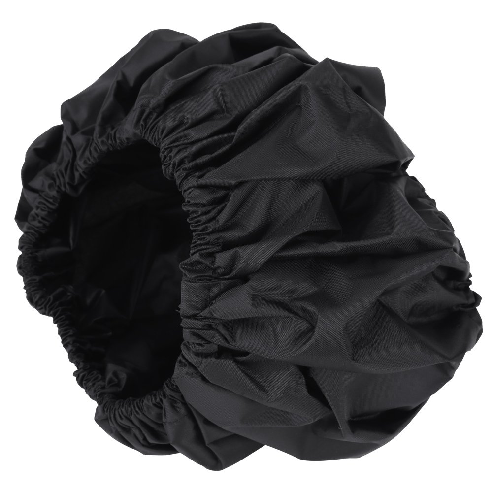 4Pcs Baby Stroller Wheel Protectors - Black Dustproof Replacement Tires for Strollers & Wheelchairs (Large Size) | Durable & Easy to Install for Smooth Rides in Parks, Malls & Outdoor Adventures
