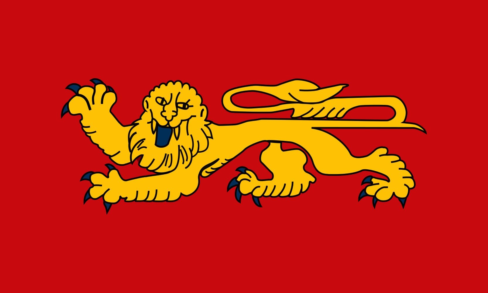XXXL+ Aquitaine Flag - 6.7m² (72sqft) 200x335cm (6x11ft) Premium Outdoor Landscape Banner - 100% Made in Germany - Durable Weather-Resistant Material for Patio, Garden & Commercial Use