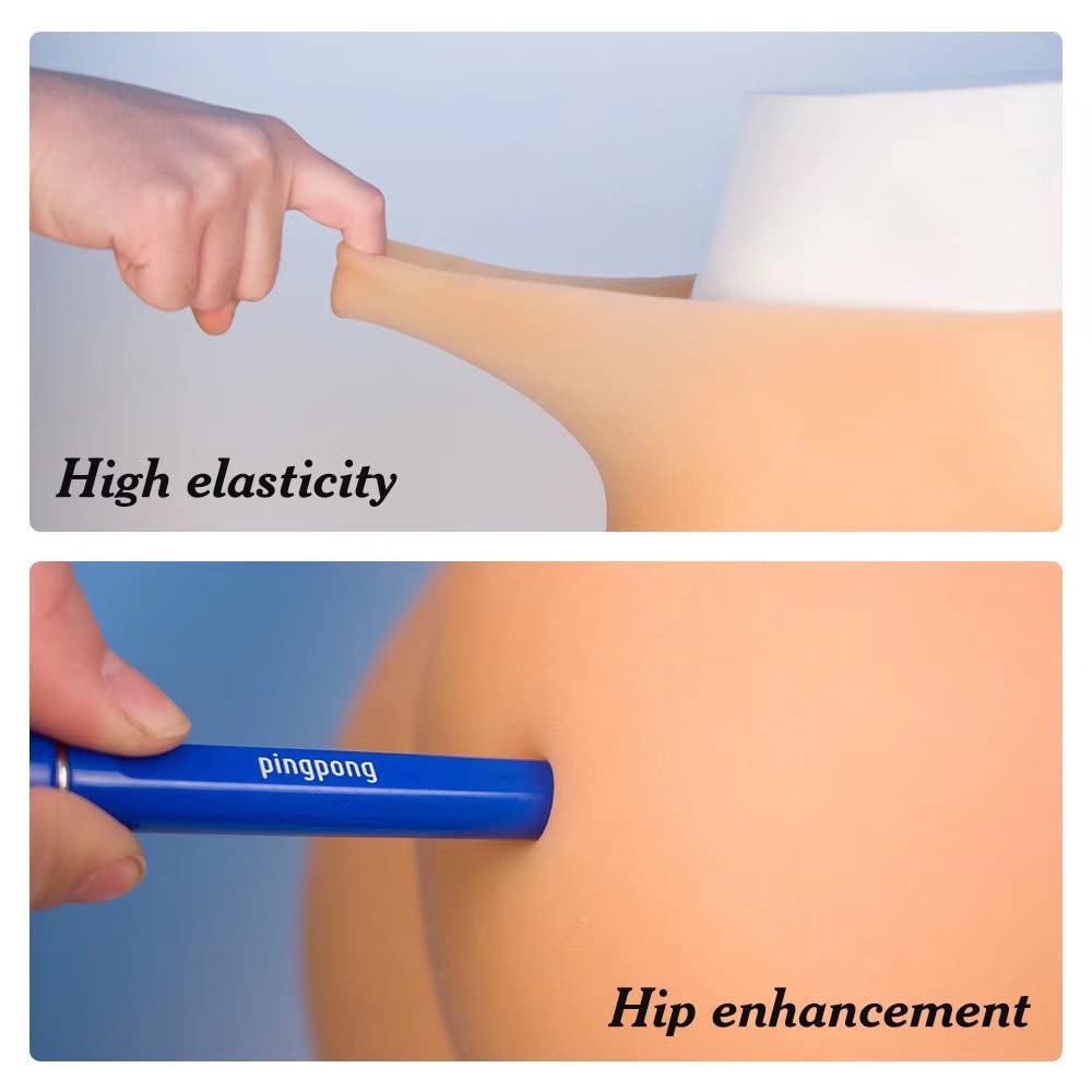 Realistic Silicone Fake Vagina Underwear - Crossdressing Hip Enhancer Pants for Cosplay & Transgender - Perfect for Roleplay, Halloween Costumes & Gender Expression