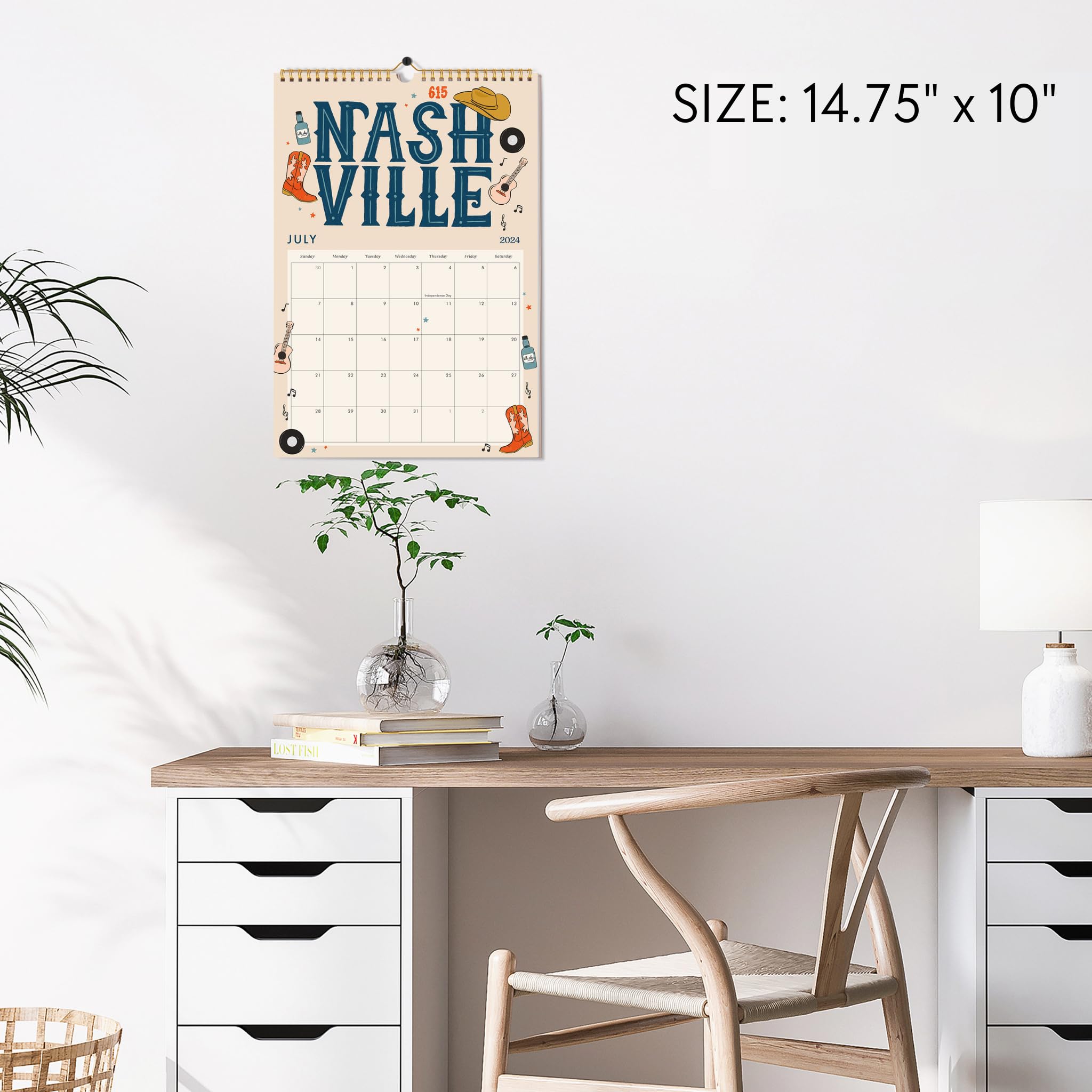 2024-2025 Aesthetic Wall Calendar (June 2024 - December 2025) | 12 Beautiful City-Inspired Designs | Perfect Planner for Home, Office & School Organization | Great Gift Idea for Holidays & New Year