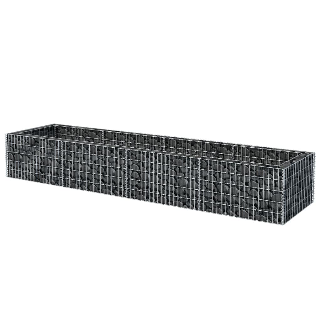 Galvanized Steel Gabion Raised Garden Bed - 141.7