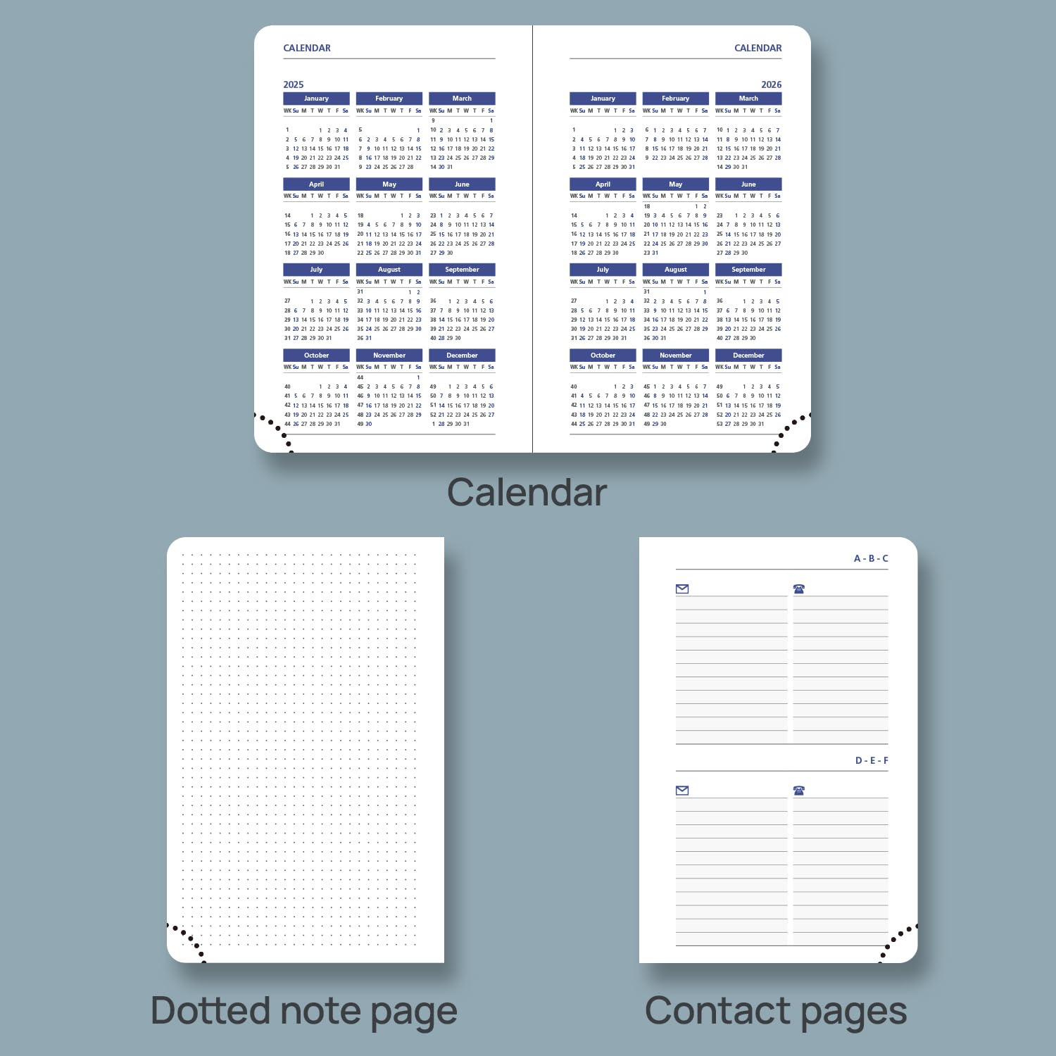 POPRUN 2025 Mini Pocket Planner - 3