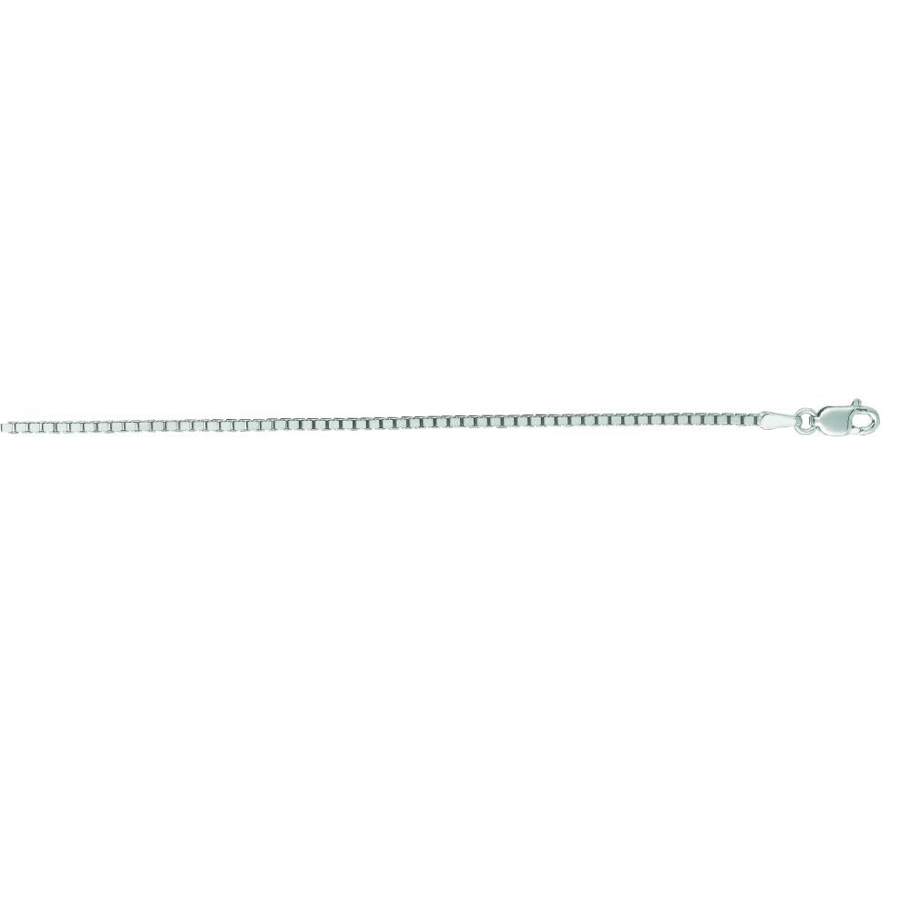14K Gold 1.4mm Classic Box Chain Necklace for Women - Dainty & Elegant Jewelry for Everyday Wear, Layering, and Special Occasions