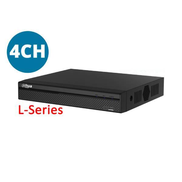 Dahua Lite Series 4 Channel 4K Network Video Recorder (NVR4104HS-P-4KS2/L) - Home & Business Security Surveillance System for Indoor/Outdoor Monitoring
