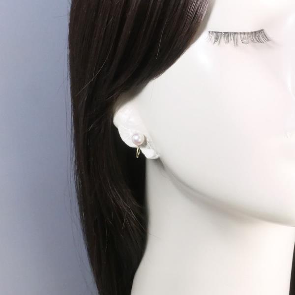 18K Yellow Gold Pearl Earrings for Women – Elegant & Timeless Pearl Jewelry – Perfect for Weddings, Parties & Special Occasions