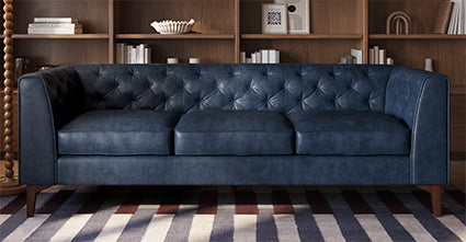 Essex Sofa - Modern Comfortable Couch for Living Room, Lounge & Office - Upholstered Fabric Sectional with Sturdy Frame - Perfect for Relaxing, Entertaining & Small Spaces