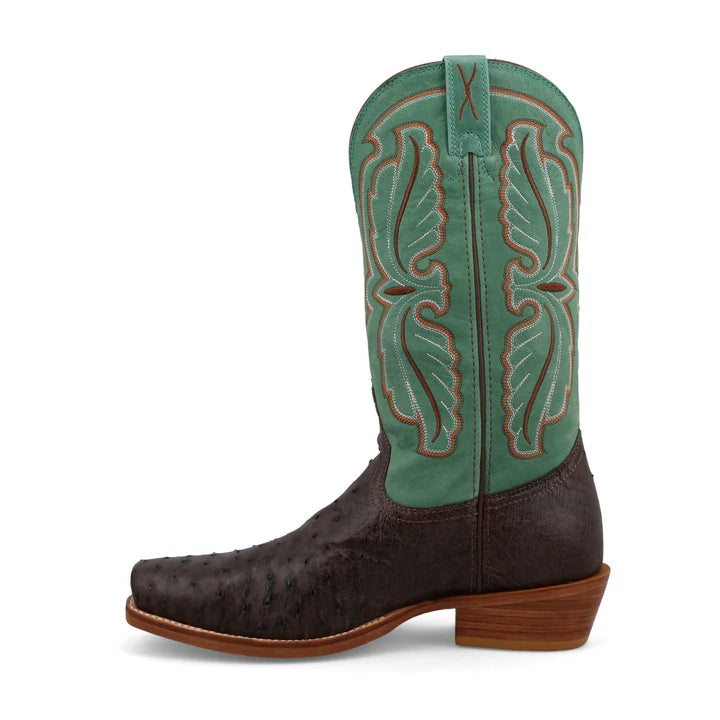 Men's 13 Reserve Boot - Premium Tobacco & Jade Leather Work Boots for Outdoor, Hiking & Casual Wear