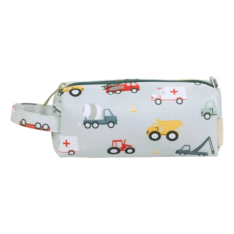 Kids Pencil Case with Vehicles Design - Durable School Supplies for Boys & Girls - Perfect for Classroom, Homework, and Travel Organization